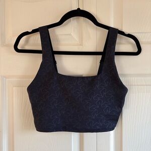 Gap Fit Eclipse Thick Strap Blue Star Celestial Athletic Top Yoga Gym Pilates S
